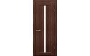 Дверь Fado Вена 703 вишня (600х2000мм.) шпон стекло сатин