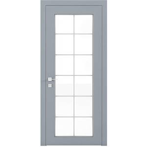 Дверь Родос Porto RAL 7037 (800*2000) окрашенная, стекло триплекс двухсторонний сатин рис.8