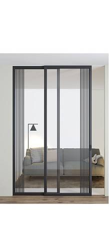 Двері  Dooris Glass Sliding DGS 8 розсувні перегородки скло (подвійні)