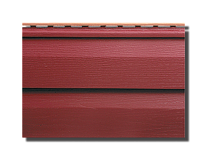 Сайдинг Kanada плюс Премиум панель красная (232*3660) (0,85кв.м/шт) (20шт/уп)