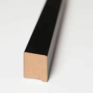 Рейка МДФ декоративная  2529 Черный 25*30*2800 (12шт/уп)