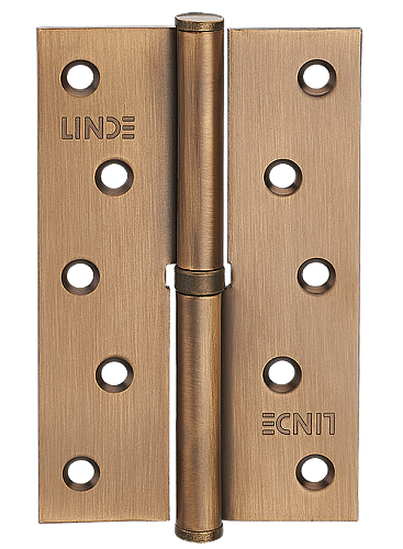 Петля MVM H - 120 L MACC (125*75*2,5мм) левая матовая бронза (1 петля в уп)