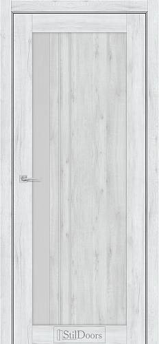 Дверне полотно BELLANO 800 х 2000, Дуб Альпійський, Сатин білий