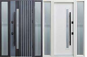 Двері Straj PF.St. Mottura 2.3 Side Light Double(1650х2050)RioSLoft Антрацит/Білий атлас