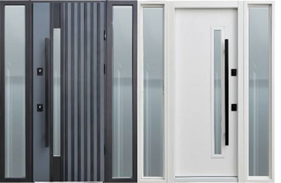 Двері Straj PF.St. Mottura 2.3 Side Light Double(1650х2050)RioSLoft Антрацит/Білий атлас