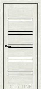 TERENZA City Line Express (800 х 2000, Дуб Ангора, Чорне скло)