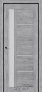 Дверне полотно BRUNO City Line (700 х 2000, Рустік Авіньйон Білий, Сатин білий)