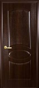 Дверне полотно Новий стиль Овал золотая ольха (700*2000) ПВХ De Luxe глухая termopack