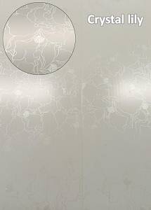 Панель ПВХ Хрустальная Лилия  (Crystal lily) термоперевод 0,25х6м  (10шт/уп) 8мм