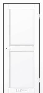 Дверне полотно Sacramento StilDoors Білий Мат (800*2000) ПП ,стекло сатин