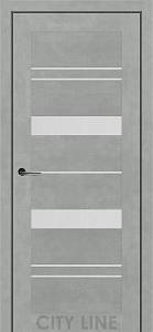 VALENTA City Line Express (600 х 2000, Бетон Чикаго, Сатин білий)