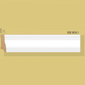 Плинтус Decolux DSK 5818 белый 58*18*2400мм (32шт/уп)