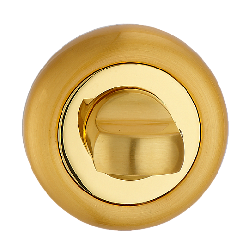 Накладка MVM на замок под WC T8 PB/SB полирован. латунь/матовая латунь (цинковый сплав)