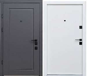 Двері вхідні Straj Lux Orlanda (860/870*2040) права Софттач титан/Білий сатин