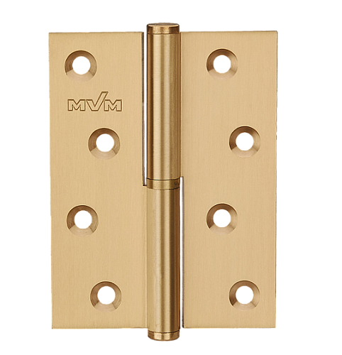 Петля Linde  H - 100 L SB (100*75*2,5мм) левая матовая латунь (1 петля в уп)