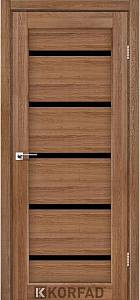 Двери Korfad Porto РR-02 дуб браш  0,80х2 стекло черное