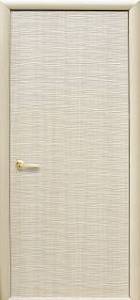 Дверне полотно Новий стиль Сахара ясень (900*2000) ПВХ De Luxe глухая
