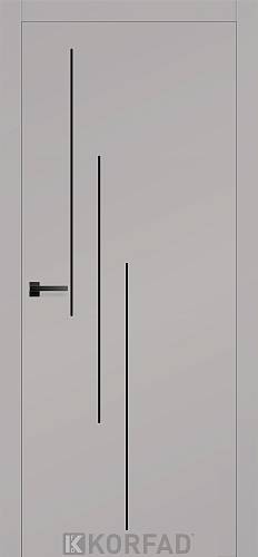 Дверне полотно ASATI/CALYRSO Korfad Ex.800 х 2000, RAL 7047 Світло СірийВЗІРЕЦЬ