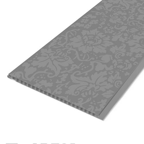 162 Панель ПВХ Рико ЕХ 07.08  Ницца Gray  0,25х6 (6шт.)