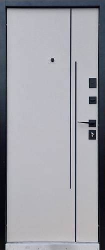 Двері вхідні Форт Нокс Стандарт Дрімвуд темний/Полотно Норд Антискрейч 850 х 2030 ліва