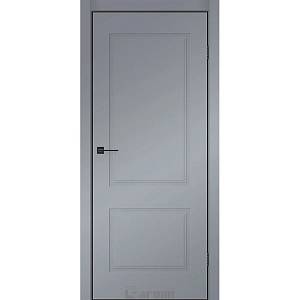 Дверне полотно Darumi  SINTRA CLASSIC-02 800 х 2000, Сріблястий тауп, ГЛУХЕ+алюм.торець