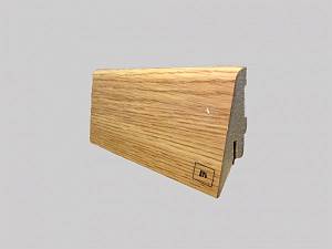 Плінтус МДФ Супер Профіль h 55 Дуб NEW ПП1255 (2800х52х19мм) (19шт/уп/17,9кг)