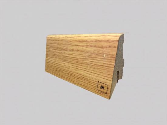 Плінтус МДФ Супер Профіль h 55 Дуб NEW ПП1255 (2800х52х19мм) (19шт/уп/17,9кг)