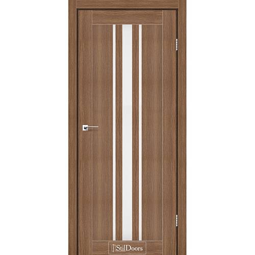 Дверне полотно ARIZONA StilDoors Итальянский орех  (800*2000) ПВХ, скло сатин