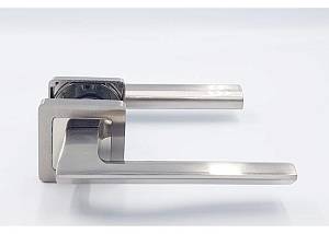 Ручка Trion на квадратной розете Decco AL-AL SN/CP NEW никель/хром