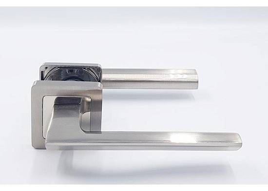 Ручка Trion на квадратной розете Decco AL-AL SN/CP NEW никель/хром