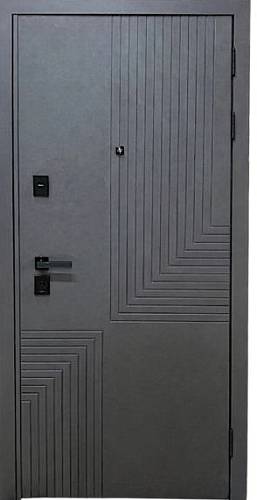 Двері вхідні Портала серія Люкс Каір бетон сірий 850*2040 ліва