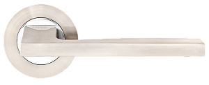 Дверная ручка МВМ A - 1220 SN/CP мат.никель/полирован. хром