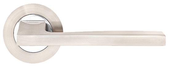 Дверная ручка МВМ A - 1220 SN/CP мат.никель/полирован. хром