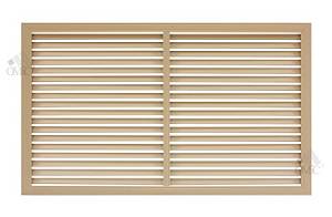 Решетка радиаторная 600х900 бежевая