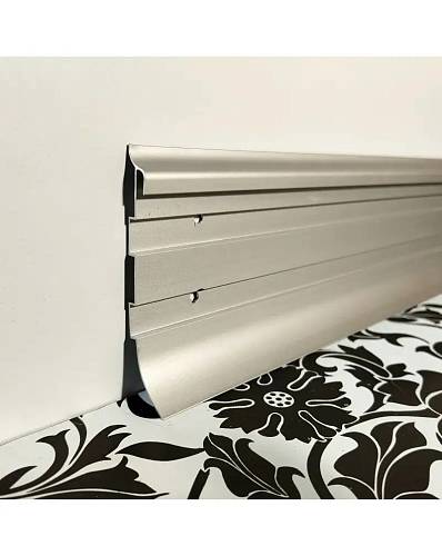 Накладки на плінтус алюмінієві Best Deal 3 срібло матове (3/79/2,5 м)