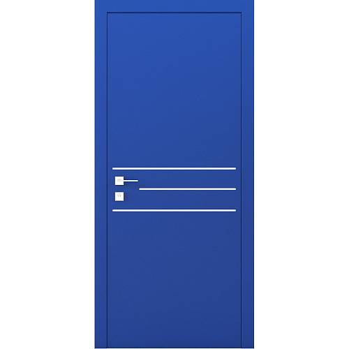 Дверь Родос Prima 3G RAL 5010 (800*2000) окрашенная, глухая