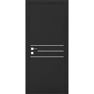 Дверь Родос Prima 3G RAL 9004 (800*2000) окрашенная, глухая