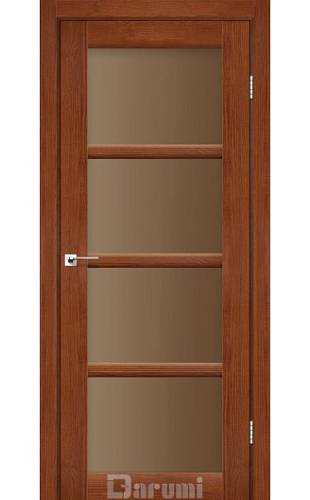 Дверь межкомнатная Darumi Avant Орех роял (800*2000) стекло бронза