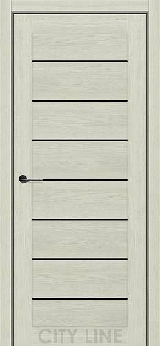 CLINTON City Line Express (900 х 2000, Дуб Лоренцо, Чорне скло)