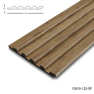 Панель стеновая полимерная Клевер  12010- 122-SP (120*10*2900мм) (22шт/уп)