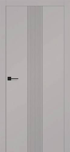 Дверне полотно CALYPSO Korfad Excellence 800 х 2012, RAL 7047 Світло Сірий (INSIDE)