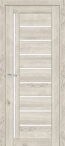 Дверь Doors Smart С067 дуб светлый (800*2000) экошпон, стекло сатин  (Ск)