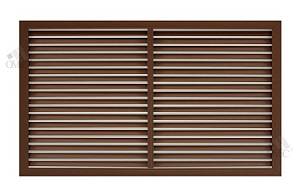 Решетка радиаторная 600х900 коричневая (вишня)