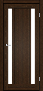 Дверь Art Door ART 05.05 каштан (800х2000мм.) ПВХ пленка, стекло сатин