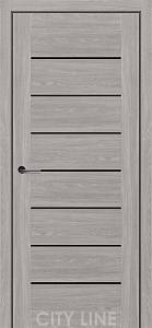 CLINTON City Line Express (900 х 2000, Дуб Лоренцо, Чорне скло)