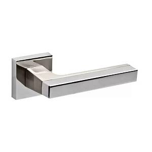 Дверная ручка Fuaro Flash DM SN/CP-3 матовый никель/хром