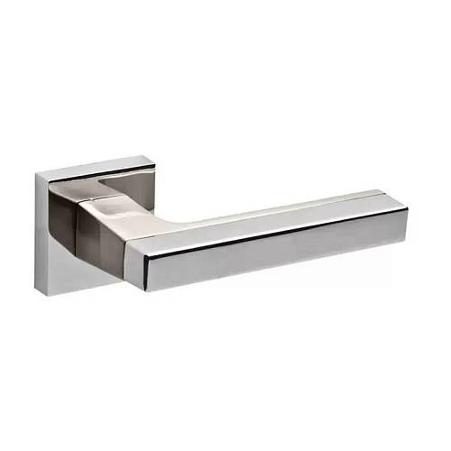 Дверна ручка Fuaro Flash DM SN/CP-3 матовий нікель/хром