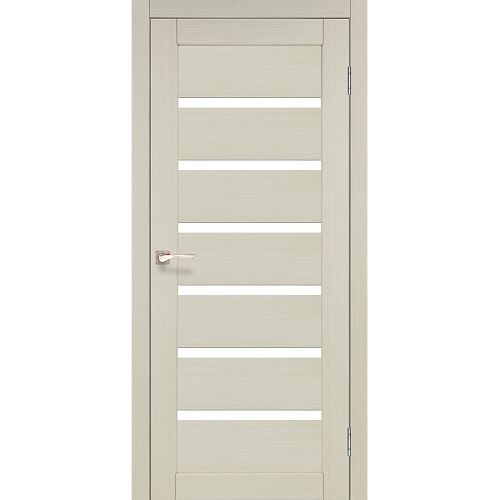 Двери Korfad Porto РR-01 беленый дуб 0,80х2 сатин белый