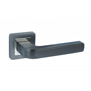 Ручка Trion на квадратной розете Terzo AL-AL BNB-D/NP графит/хром