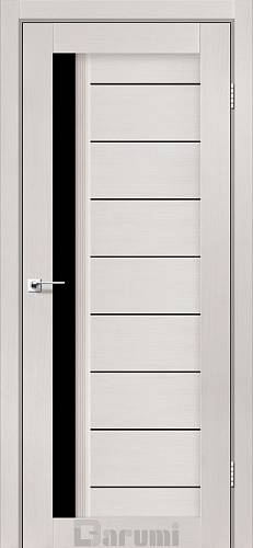 Дверь межкомнатная Darumi Bordo Дуб ольс (800*2000) стекло черное